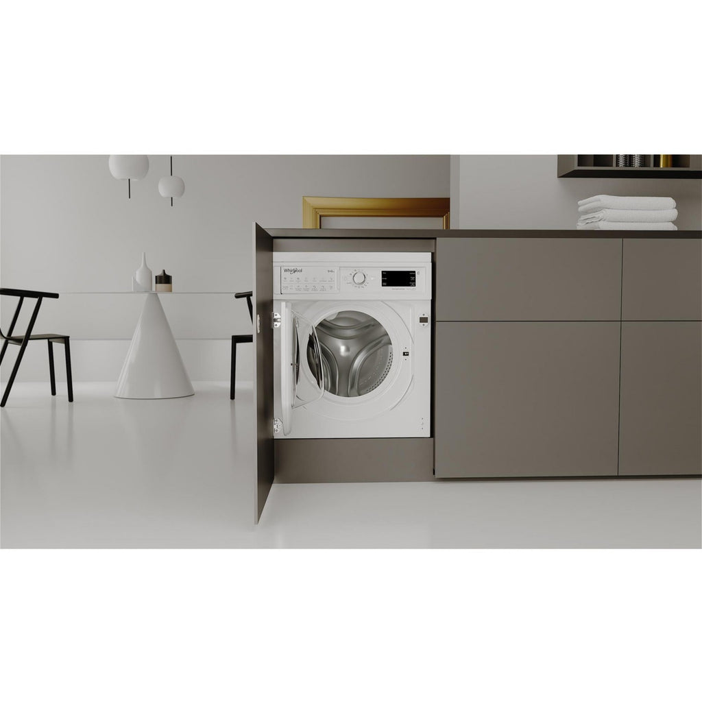 Lave linge séchant hublot encastrable WHIRLPOOL BIWDWG96146FR - 9/6 kg - 1400 tr/min - Classe D - Moteur induction