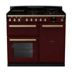 Piano de cuisson induction FALCON ESTEL DELUXE TAB IND 90 CM BORDEAUX LAIT