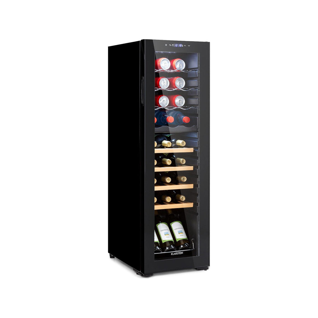 Cave à vin de service KLARSTEIN Bovella 27 Duo+ 74L 27 bouteilles