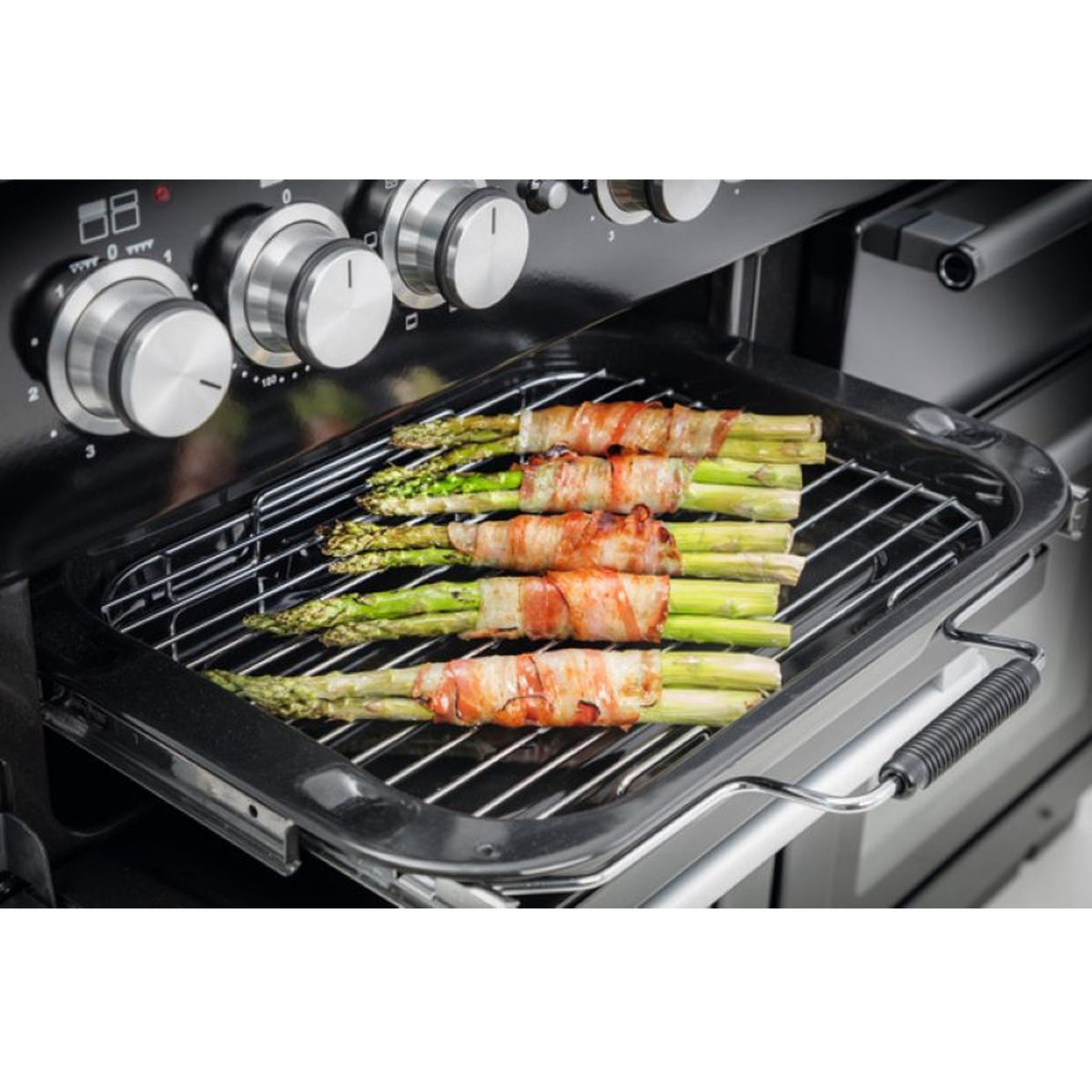 Piano de cuisson mixte FALCON NEXUS SE 110 CHARBON Mat satiné CHROME