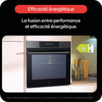 Four encastrable LG WS7D7652CB - Pyrolyse - Hydrolyse - Chaleur pulsée - Porte froide - Rails télescopiques