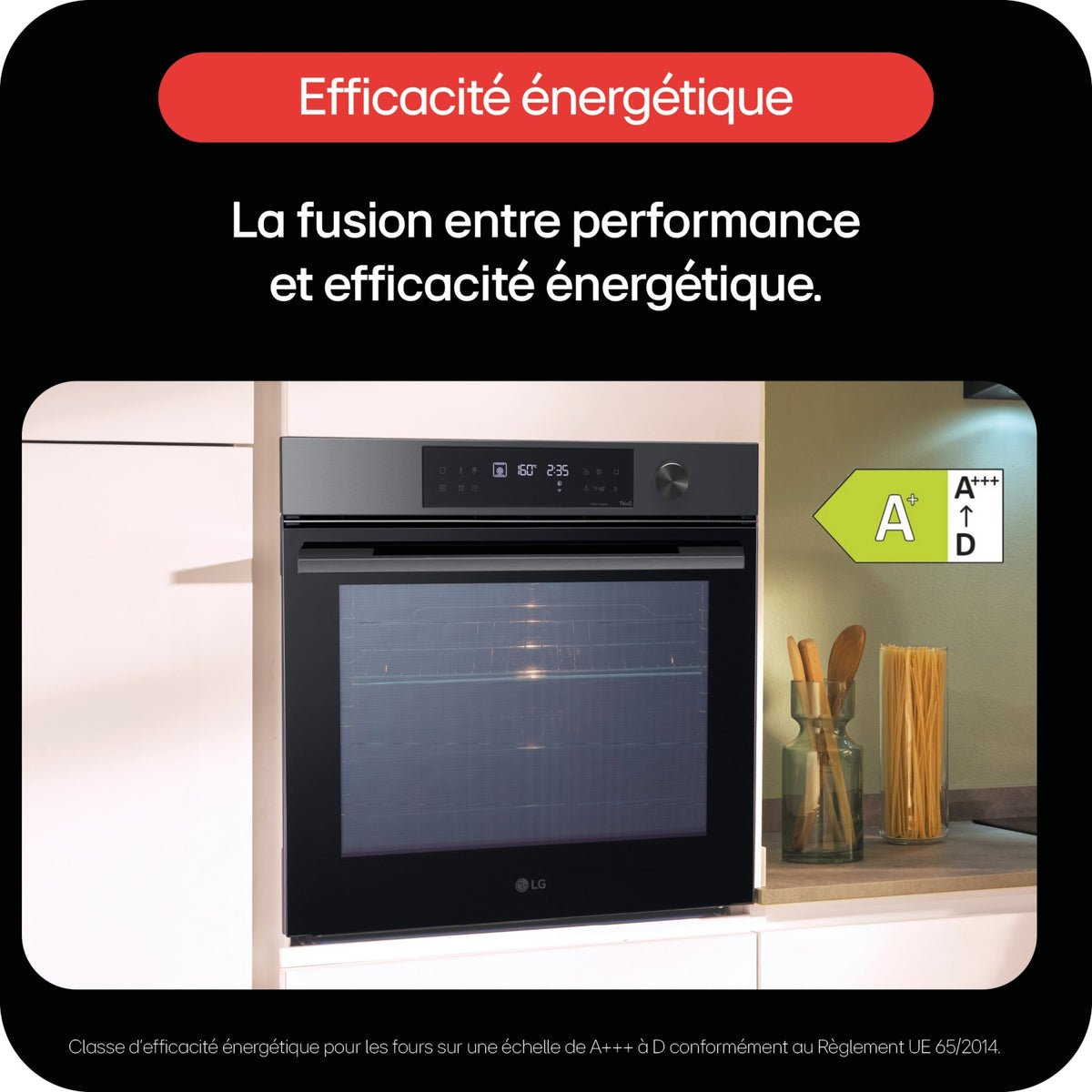 Four encastrable LG WS7D7652CB - Pyrolyse - Hydrolyse - Chaleur pulsée - Porte froide - Rails télescopiques