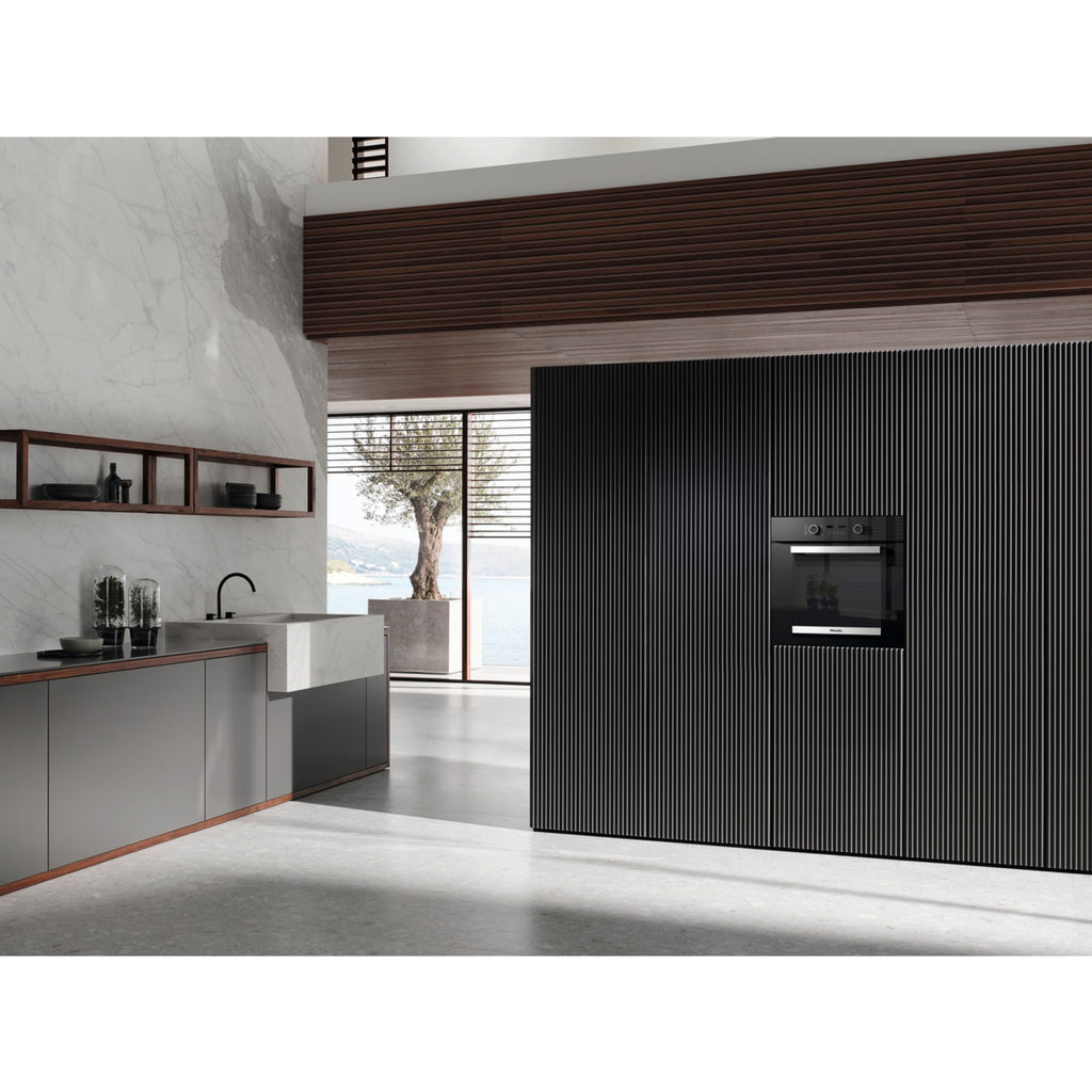 Four encastrable MIELE H2466 BP - Pyrolyse - Chaleur tournante - Porte froide