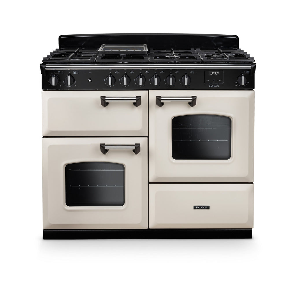 Piano de cuisson gaz FALCON NGC OC TAB GAZ 110 CM CREME PASTEL CHROM