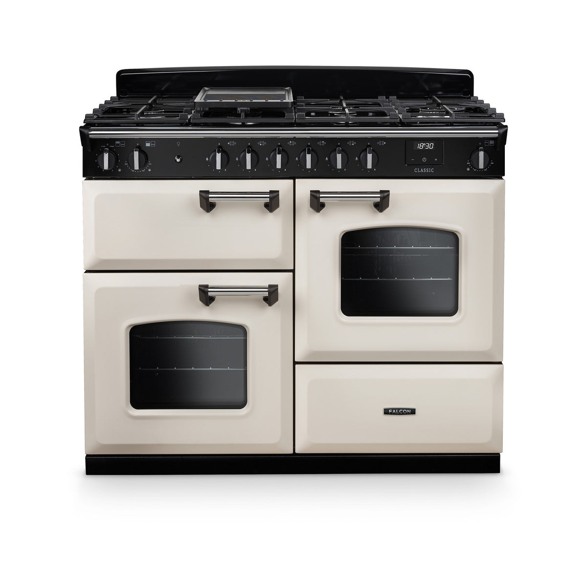 Piano de cuisson gaz FALCON NGC OC TAB GAZ 110 CM CREME PASTEL CHROM