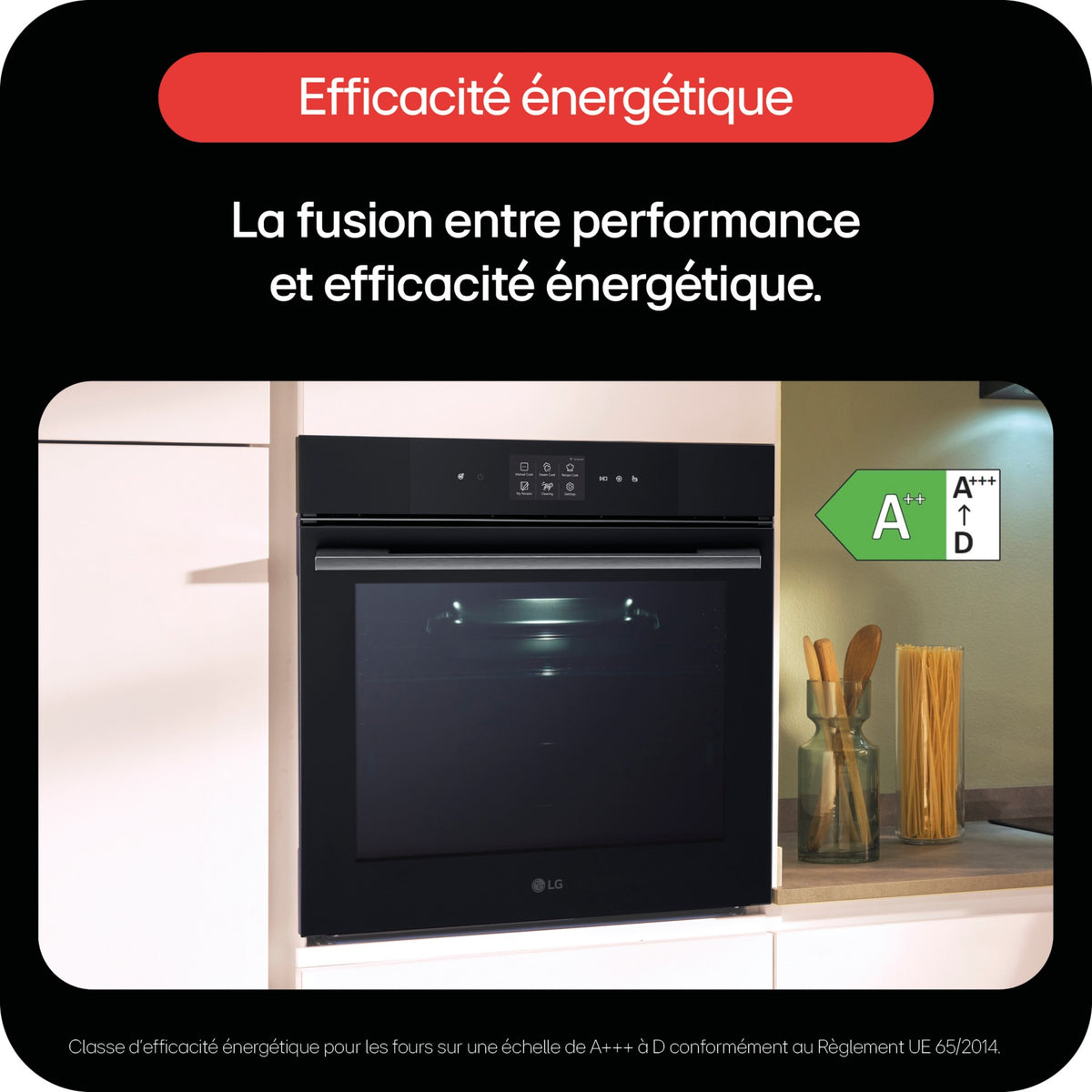 Four encastrable fonction vapeur LG WS9D7693CM - Vapeur - Hydrolyse - Porte froide - Rails télescopiques - Écran tactile