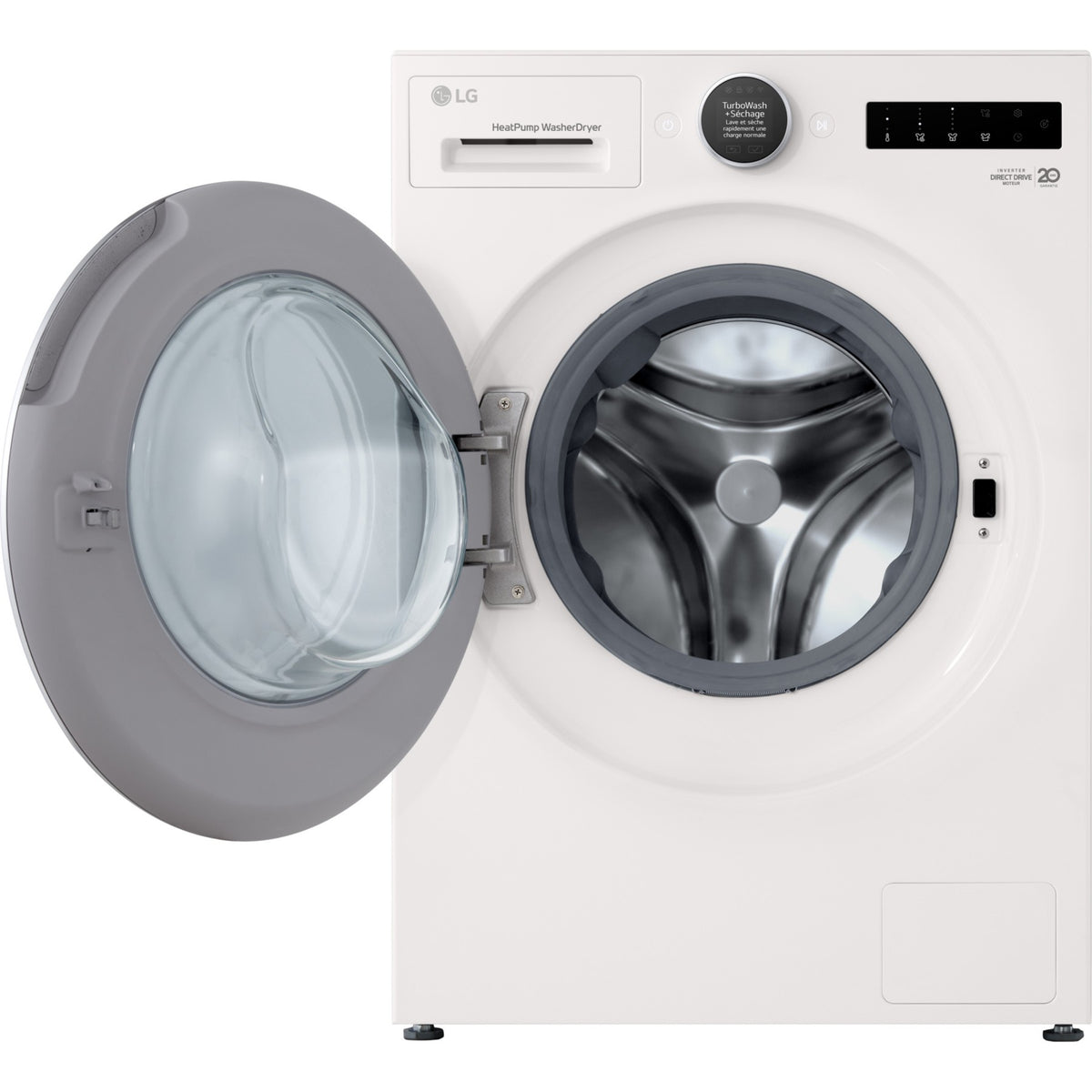 Lave linge séchant hublot LG F164HP2WST - 11/6 kg - 1400 tr/min - Classe A - Moteur direct drive - Connecté