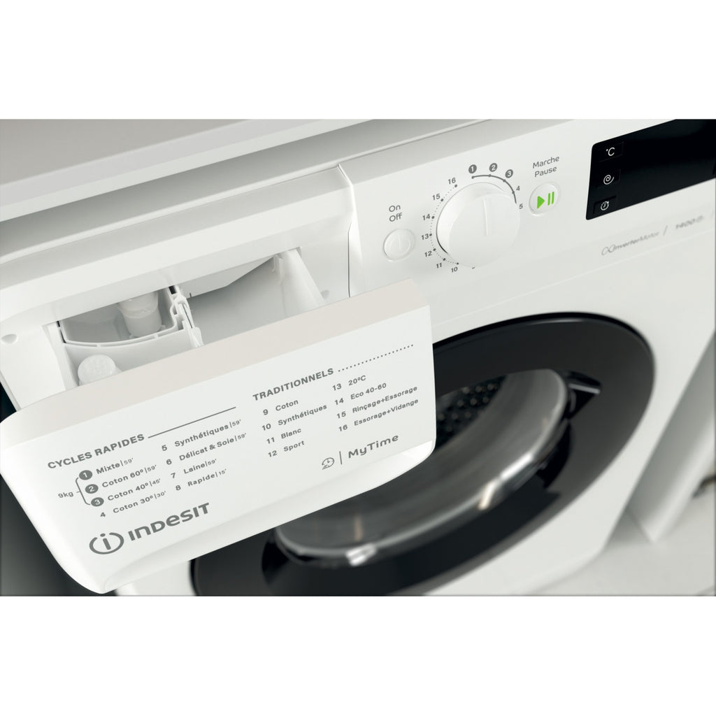 Lave linge hublot INDESIT MTWED91495WKFR Reconditionné
