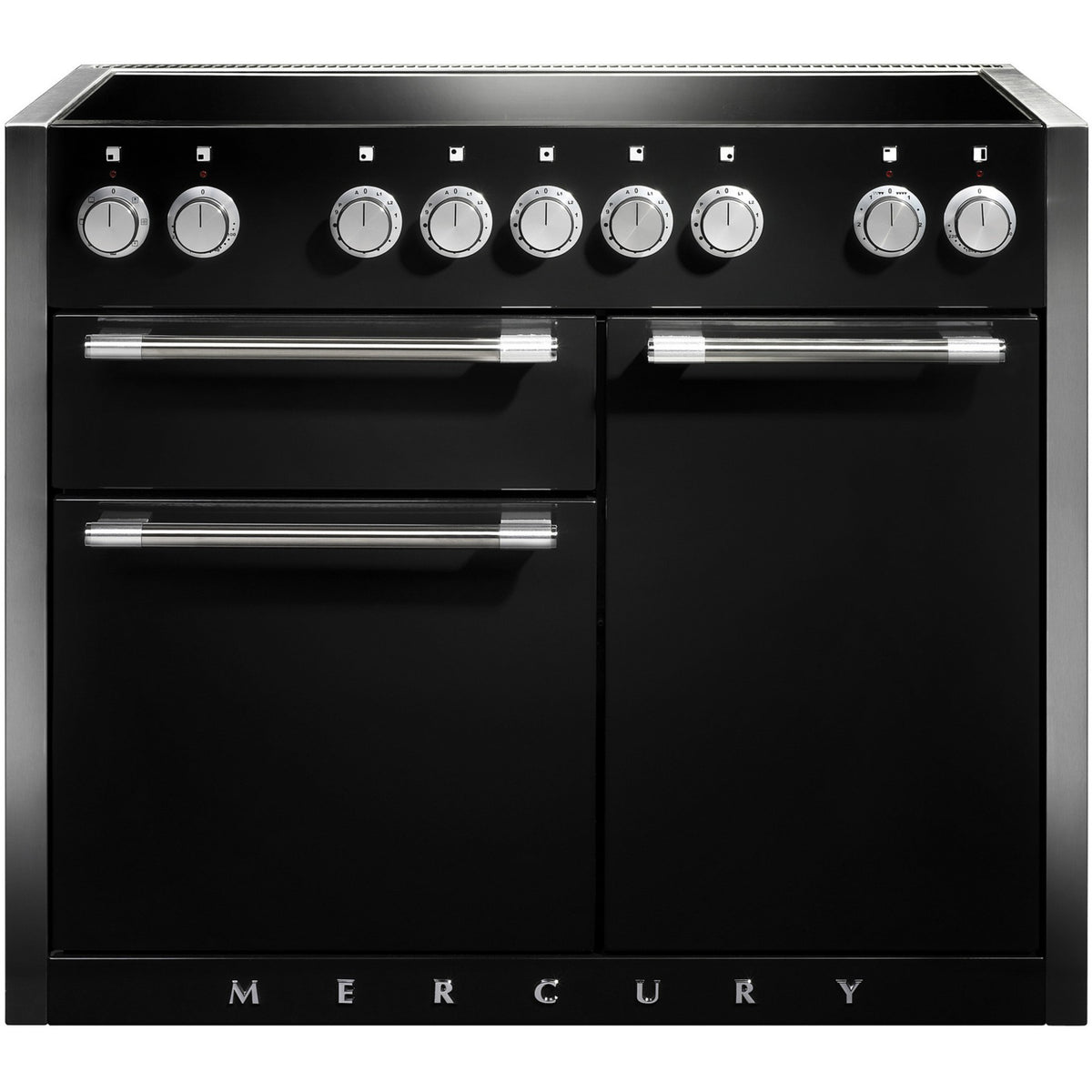 Piano de cuisson induction FALCON Semi Pro MERCURY 110 NOIR BRILLANT INOX