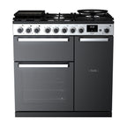 Piano de cuisson gaz FALCON EDGE DELUXE TAB GAZ 90 CM VERRE NOIR C