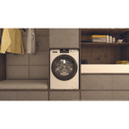 Lave linge hublot HAIER HW100-BP14929A-S - 10 kg - 1400 tr/min - Classe A - Moteur induction