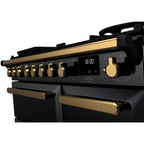 Piano de cuisson gaz FALCON ESTEL DELUXE TAB GAZ 90 CM NOIR BRILLANT