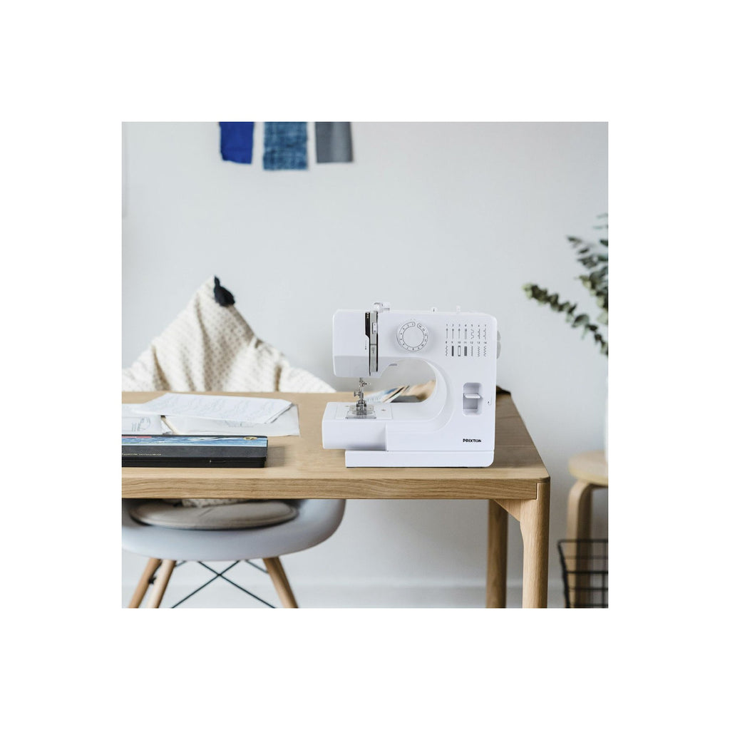 Machine à coudre PRIXTON P115 avec 14 Points de Couture