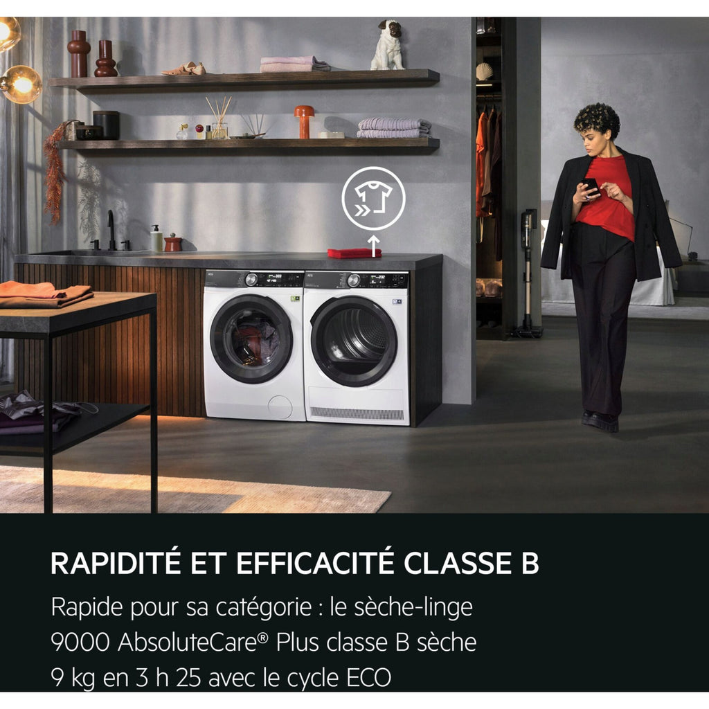 Sèche linge pompe à chaleur AEG TR95A9B6BW