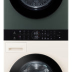 Lave linge séchant hublot LG F214WT8GRBE - 12/10 kg - 1400 tr/min - Moteur direct drive - TurboWash - Vapeur - Connecté