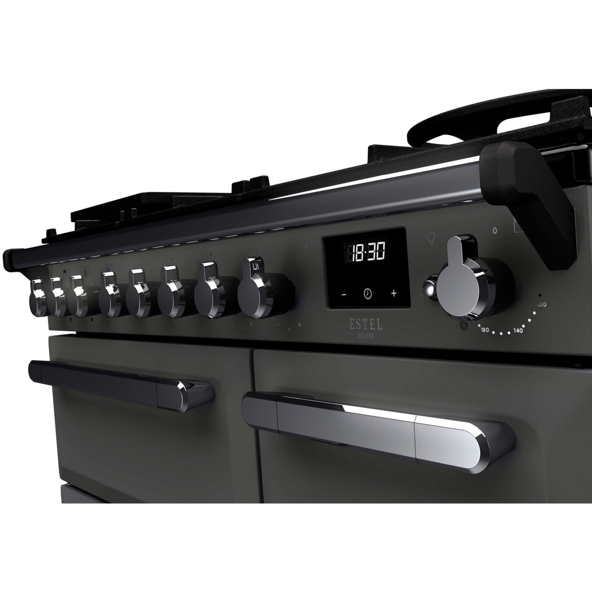 Piano de cuisson gaz FALCON ESTEL DELUXE TAB GAZ 90 CM ARDOISE CHROM