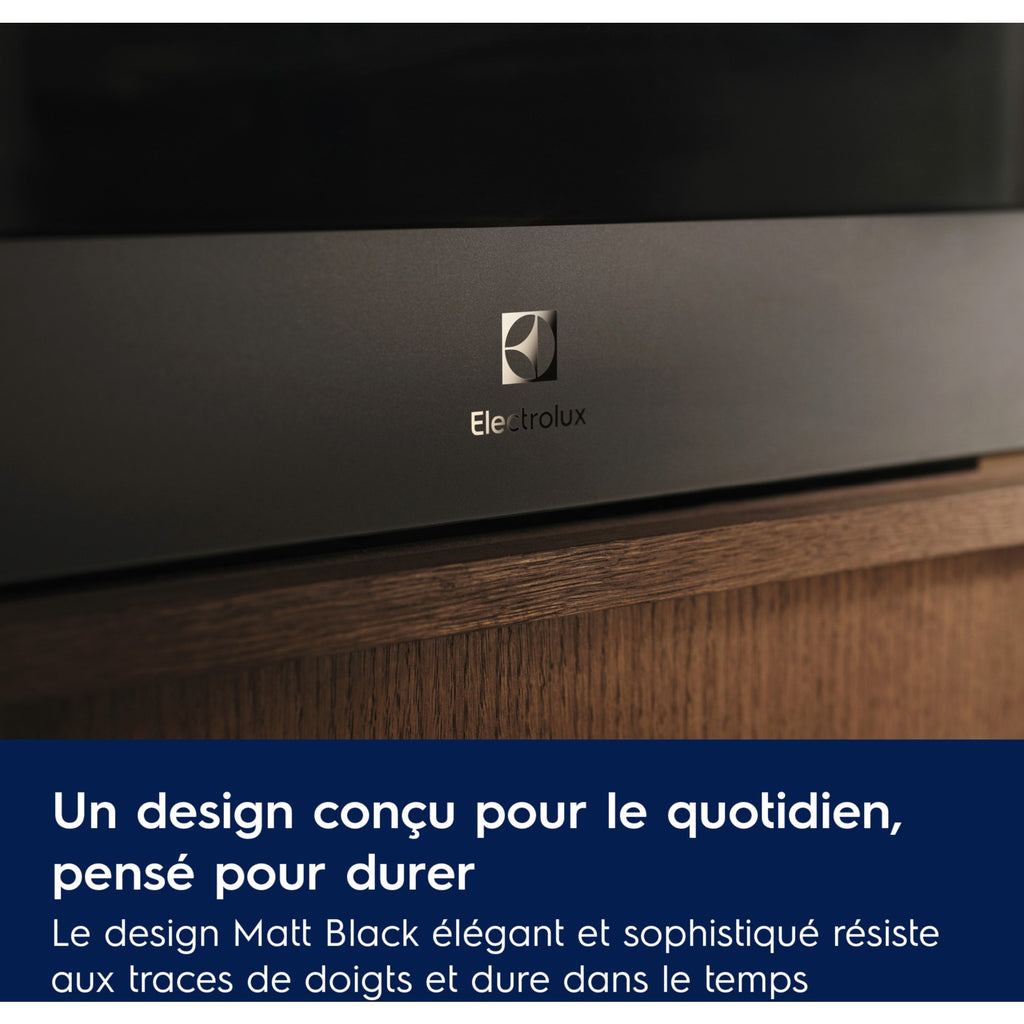 Four encastrable ELECTROLUX EOE9P3XT Pyrolyse Noir mat, Chaleur tournante et Sonde 71L