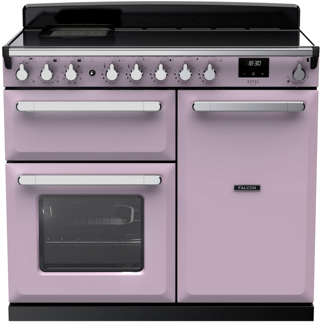 Piano de cuisson induction FALCON ESTEL DELUXE TAB IND 100 CM PARME CHROME