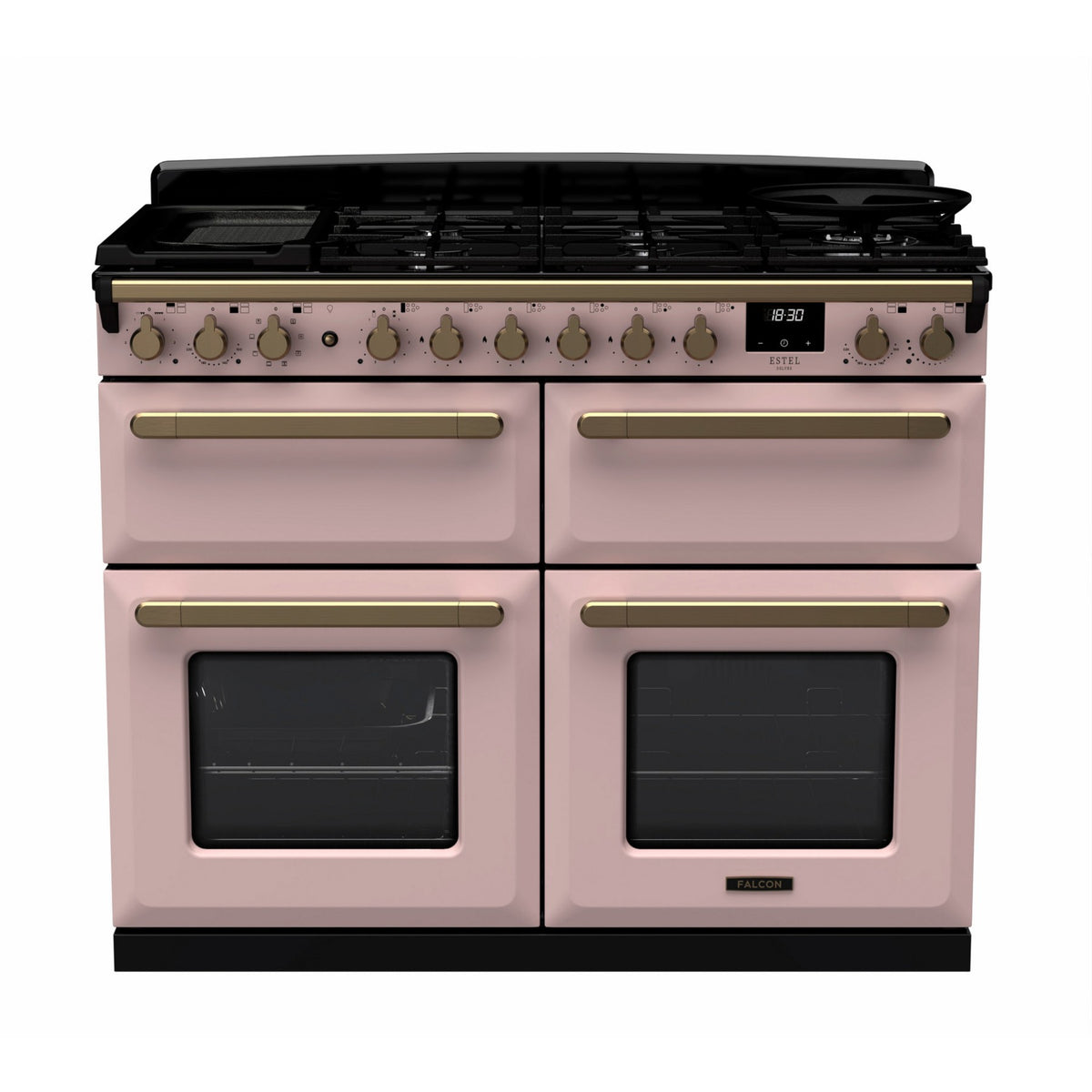 Piano de cuisson mixte FALCON ESTEL DELUXE BC TAB MIX 110 CM ROSE PAST