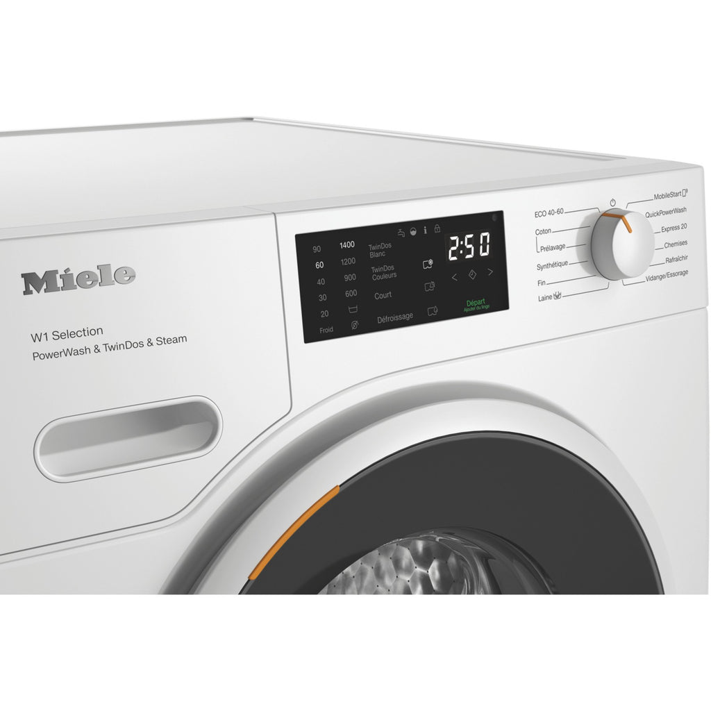 Lave linge hublot MIELE WSG 883 - 9 kg - 1400 tr/min - Classe A - Moteur induction - Autodose - Connecté wifi