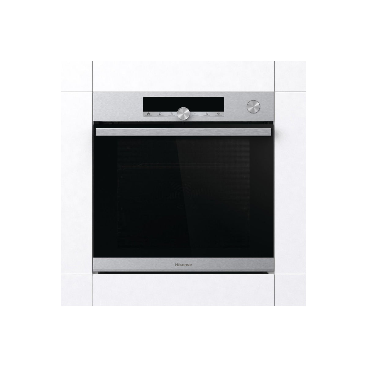 Four encastrable fonction vapeur HISENSE O634PX - Pyrolyse - Chaleur tournante - Vapeur - Porte froide - Rails télescopiques