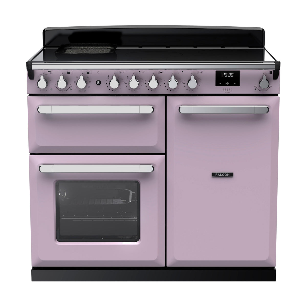 Piano de cuisson induction FALCON ESTEL DELUXE TAB IND 100 CM PARME CHROME