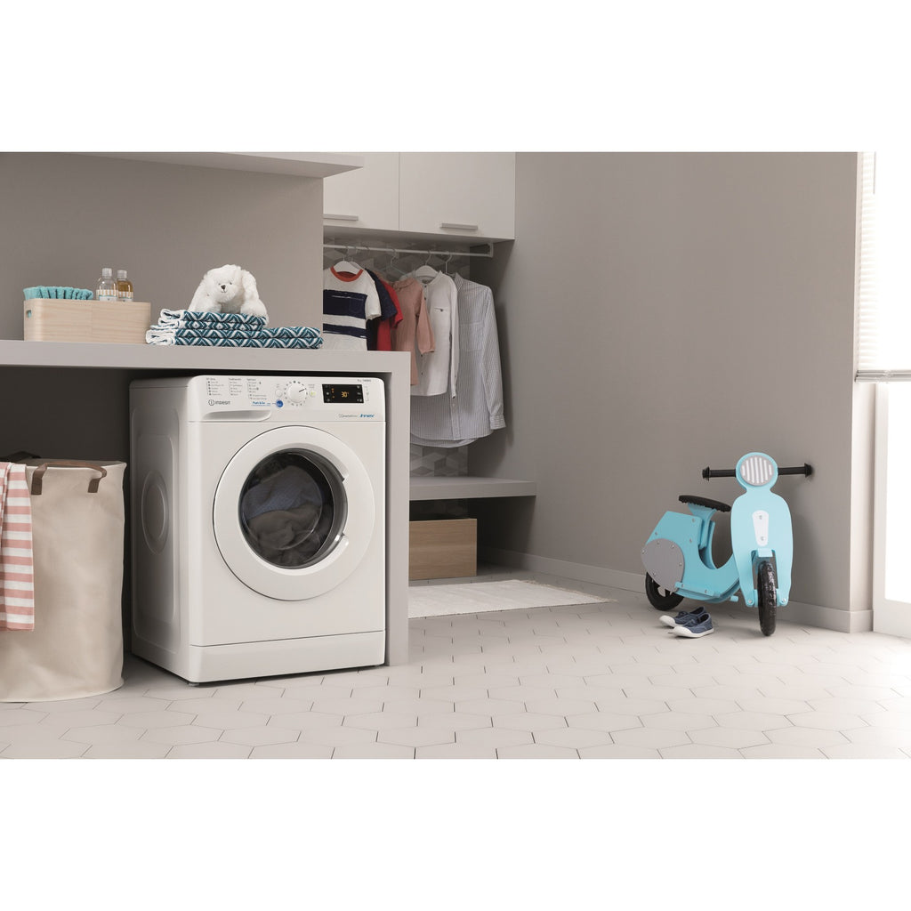 Lave linge hublot INDESIT BWEW81284XWFRN Reconditionné