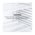 Mini réfrigérateur KLARSTEIN Happy Hour 33L 5-15°C 25 dB LED inox