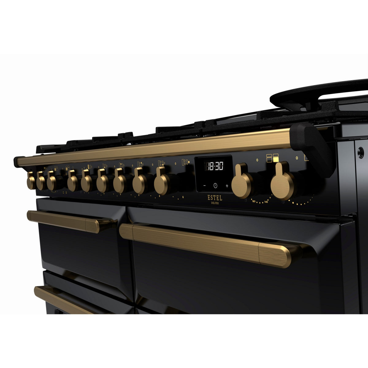Piano de cuisson gaz FALCON ESTEL DELUXE TAB GAZ 100 CM NOIR BRILLAN