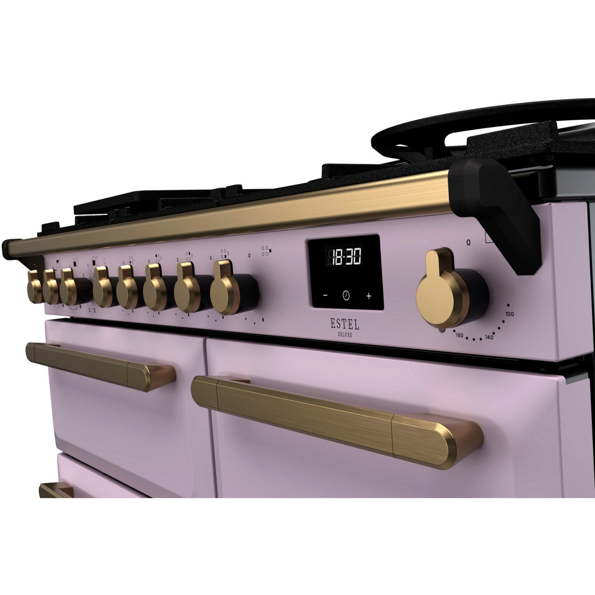 Piano de cuisson gaz FALCON ESTEL DELUXE TAB GAZ 100 CM PARME LAITON