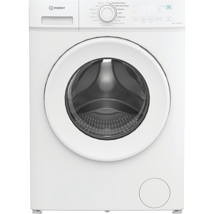 Lave linge hublot INDESIT IMA864MYTIMEFR - 8 kg - 1400 tr/min - Classe A - Moteur induction