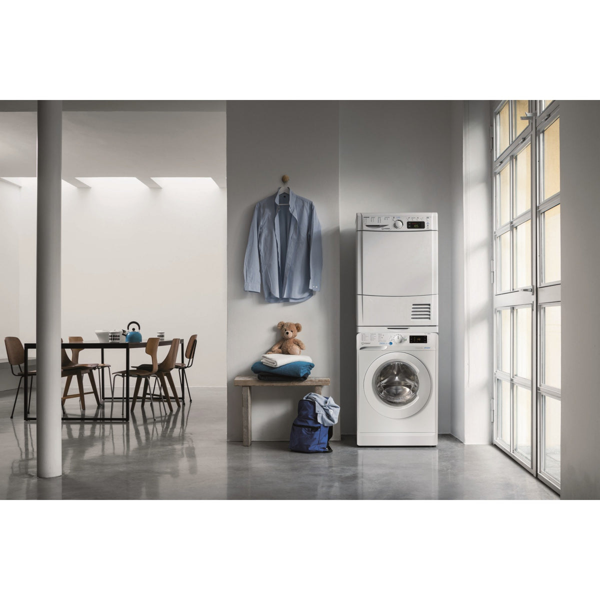Lave linge hublot INDESIT BWEW81284XWFRN Reconditionné