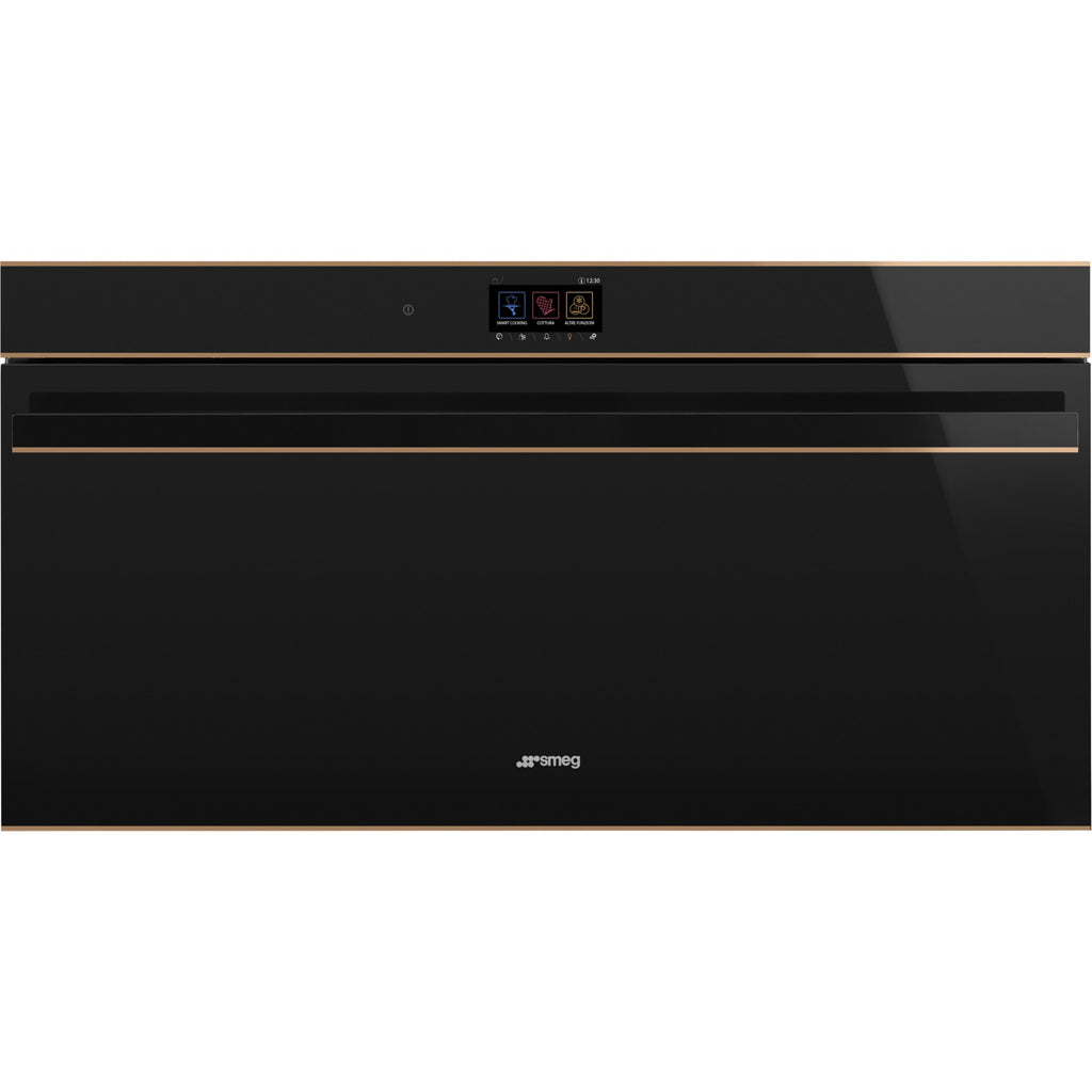 Four encastrable SMEG SFPR9604TNR - Pyrolyse - Chaleur pulsée - Porte froide - Rails télescopiques - Écran tactile
