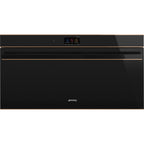 Four encastrable SMEG SFPR9604TNR - Pyrolyse - Chaleur pulsée - Porte froide - Rails télescopiques - Écran tactile