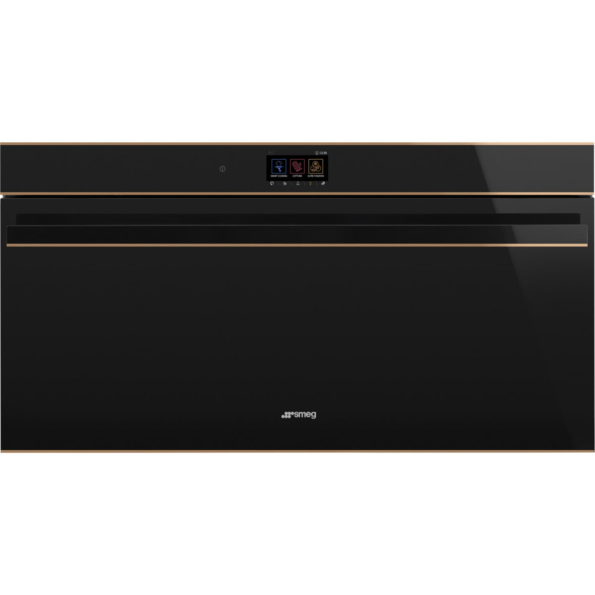 Four encastrable SMEG SFPR9604TNR - Pyrolyse - Chaleur pulsée - Porte froide - Rails télescopiques - Écran tactile