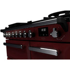 Piano de cuisson gaz FALCON ESTEL DELUXE TAB GAZ 90 CM BORDEAUX CHR