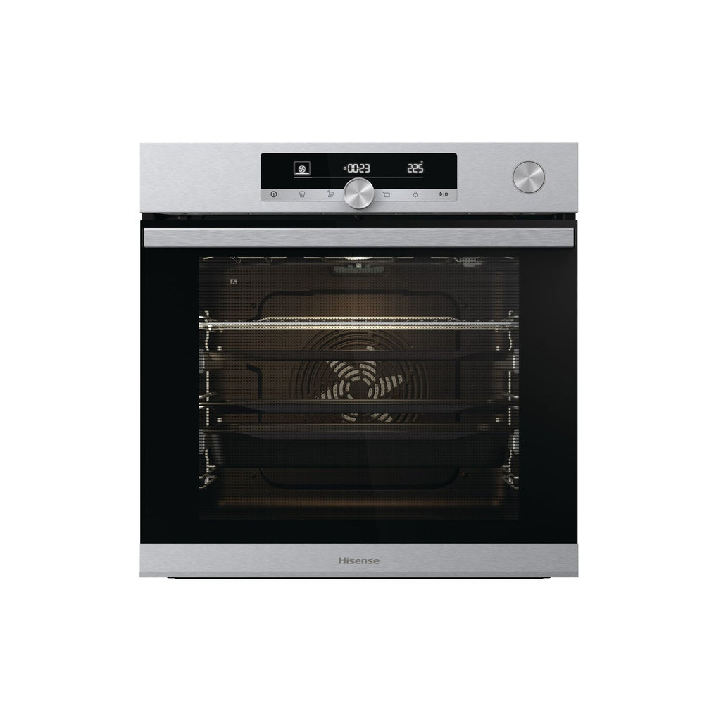 Four encastrable fonction vapeur HISENSE O634PX - Pyrolyse - Chaleur tournante - Vapeur - Porte froide - Rails télescopiques