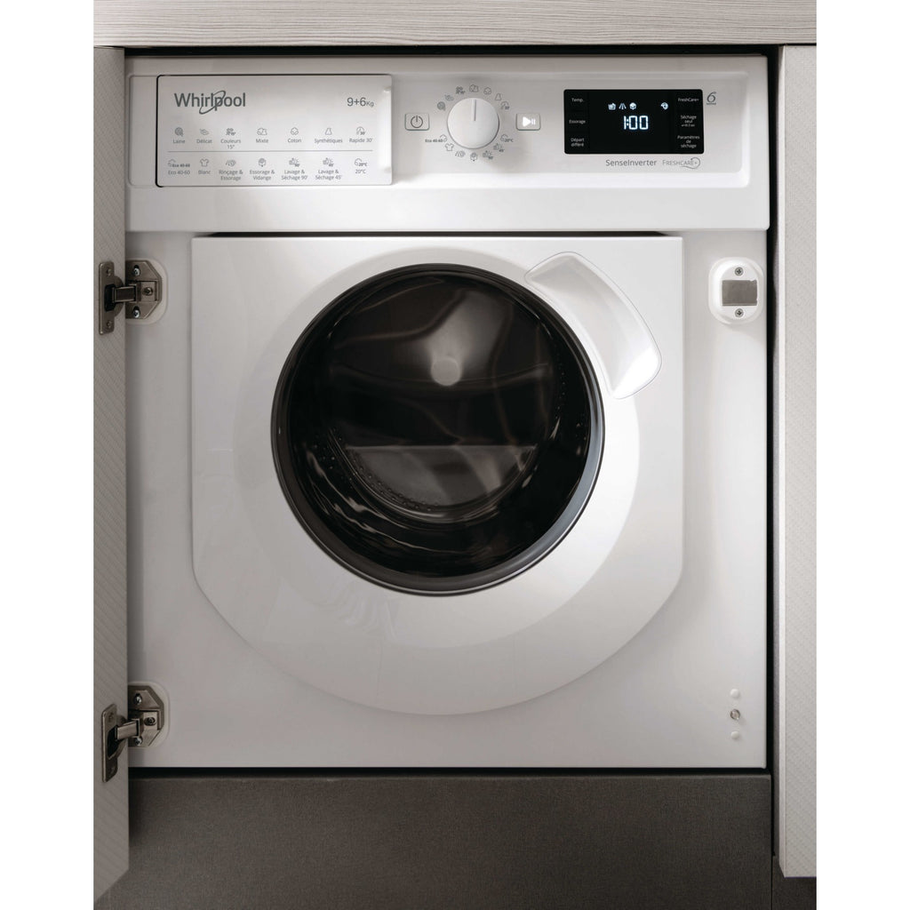 Lave linge séchant hublot encastrable WHIRLPOOL BIWDWG961485FR Reconditionné