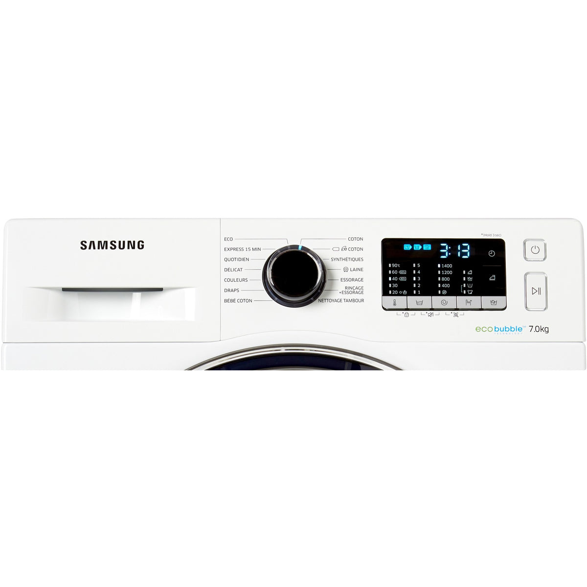 Lave linge hublot SAMSUNG EX WW70J5555FW Eco Bubble Reconditionné
