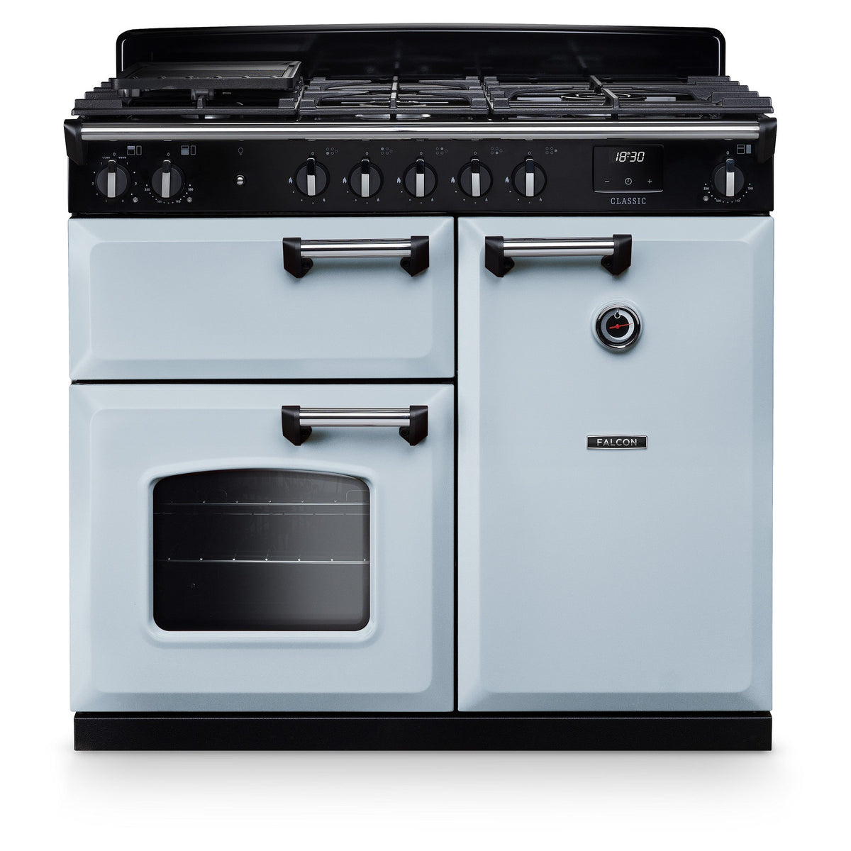 Piano de cuisson gaz FALCON NGC TAB GAZ 100 CM BLEU PASTEL CHROME