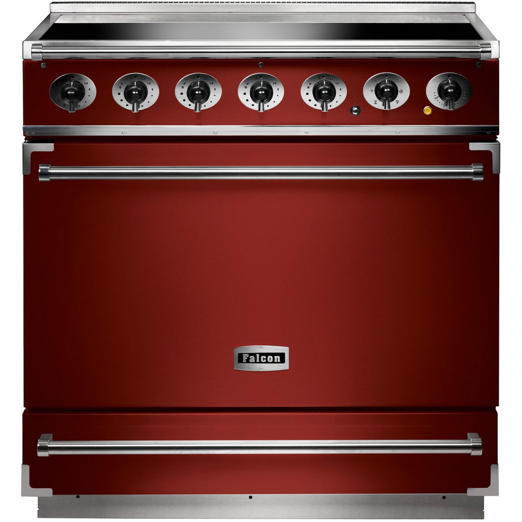 Piano de cuisson induction FALCON Semi Pro 900S 90 ROUGE CERISE NICKEL