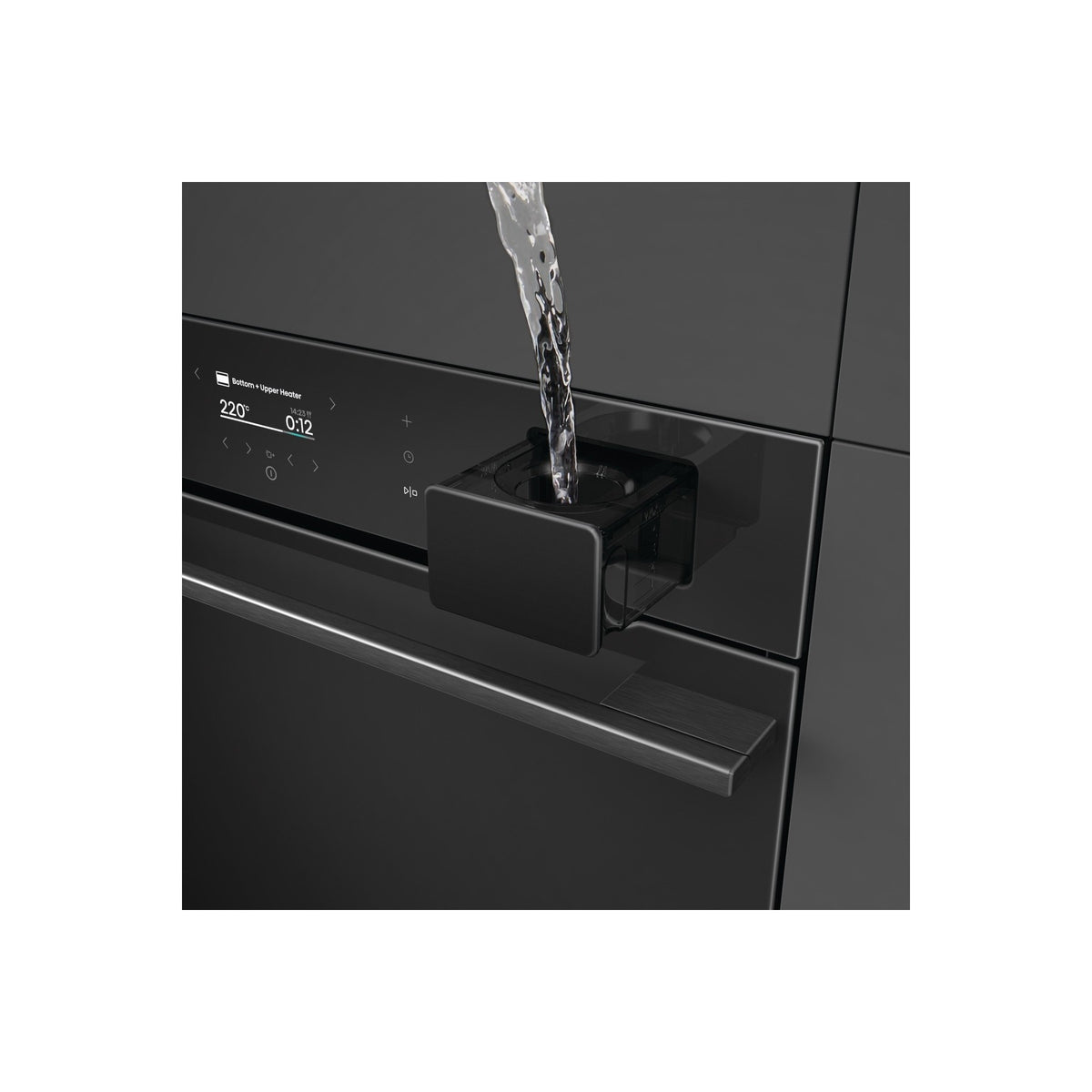 Four encastrable HISENSE BAS614P8B - Pyrolyse - Chaleur pulsée - Porte froide - Rails télescopiques - Écran tactile