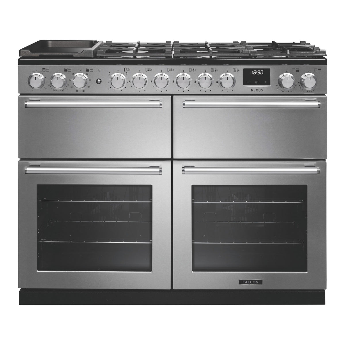 Piano de cuisson mixte FALCON NEXUS NGC BC TAB MIX 110 CM INOX CHROME