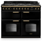 Piano de cuisson mixte FALCON NGC TAB MIX 110 CM NOIR LAITON ANTIQUE