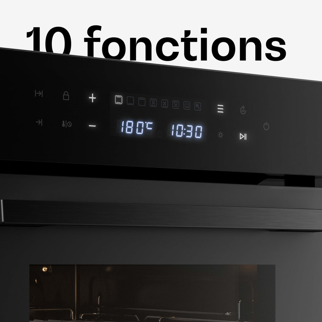 Four encastrable KLARSTEIN 45cm 49 litres CEE A 2350 W Noir Velaire
