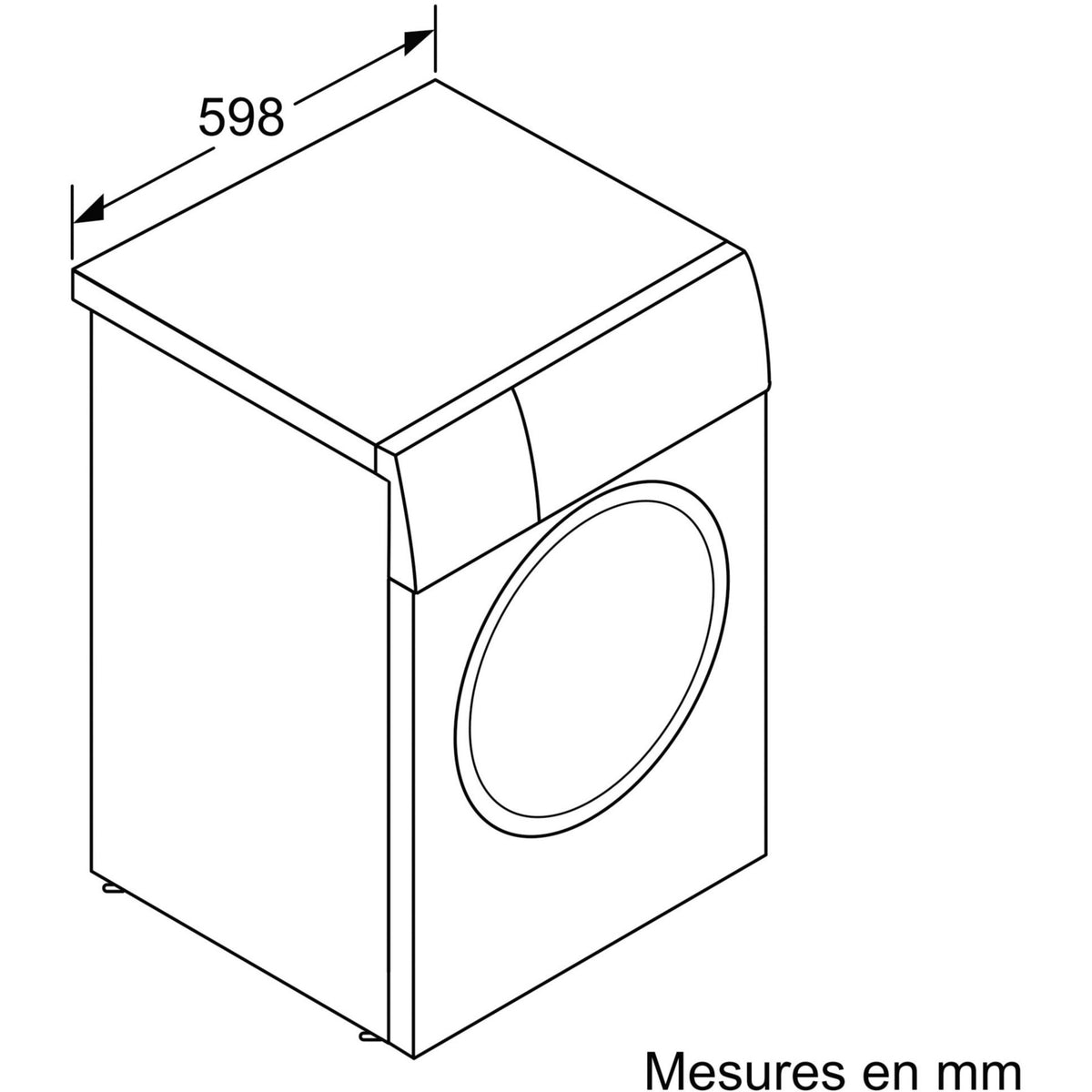 Lave linge hublot SIEMENS WG44G2F1FR - 9 kg - 1400 tr/min - Classe A - Moteur induction - Autodosage - iQ500