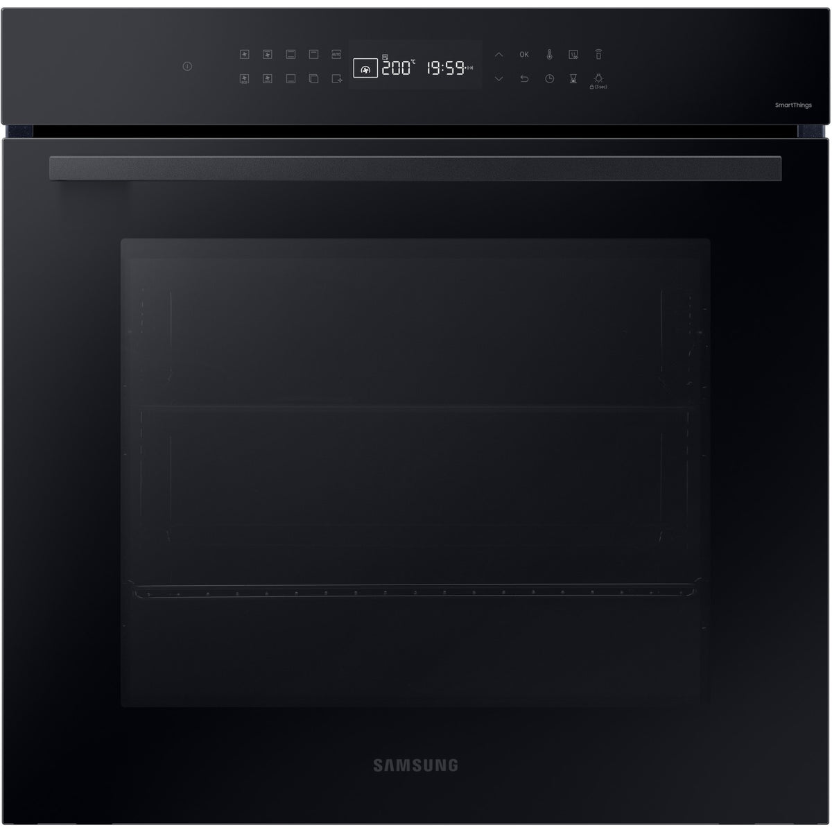 Four encastrable SAMSUNG NV7B4030YCK - Pyrolyse - Chaleur pulsée - Porte froide - Rails télescopiques