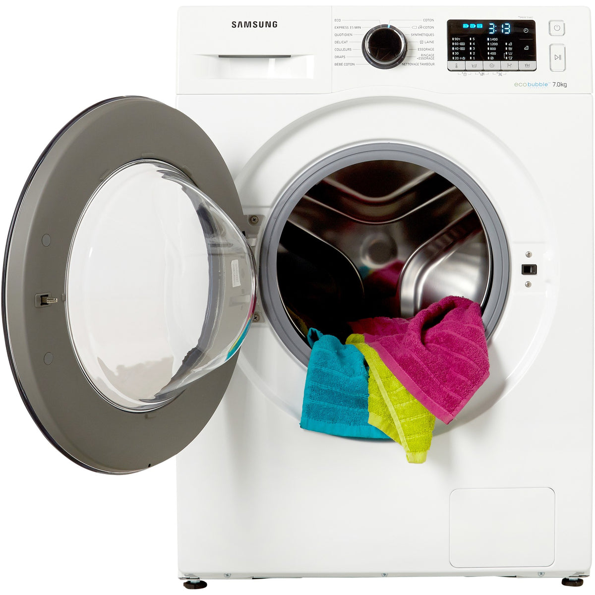 Lave linge hublot SAMSUNG EX WW70J5555FW Eco Bubble Reconditionné