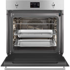 Four encastrable SMEG SO6302S3PX - Combiné vapeur - Chaleur tournante - Hydrolyse