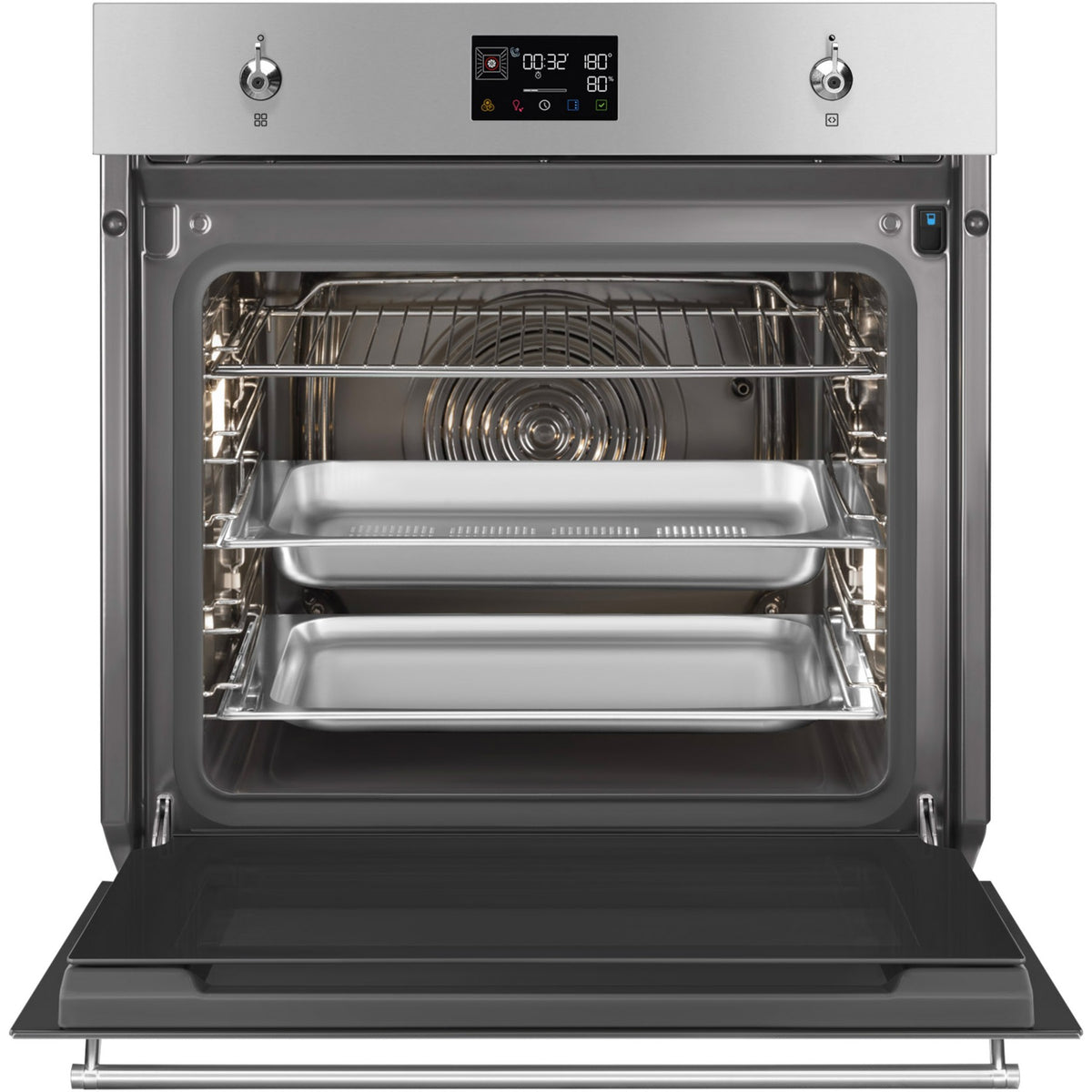 Four encastrable SMEG SO6302S3PX - Combiné vapeur - Chaleur tournante - Hydrolyse